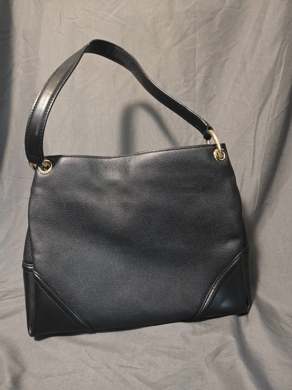 Michael Kors Black Leather Shoulder Bag